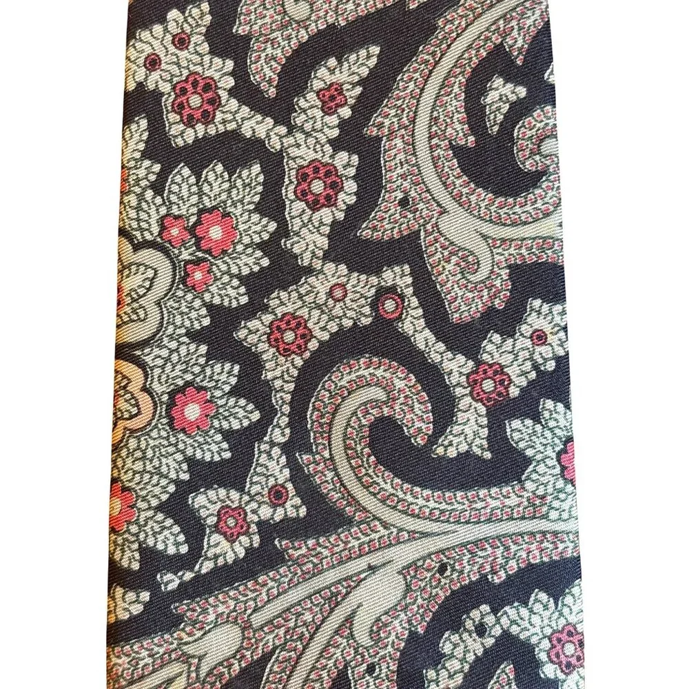 Vintage Robert Talbott Necktie Italian Heavy Madder Silk Hand Sewn 57